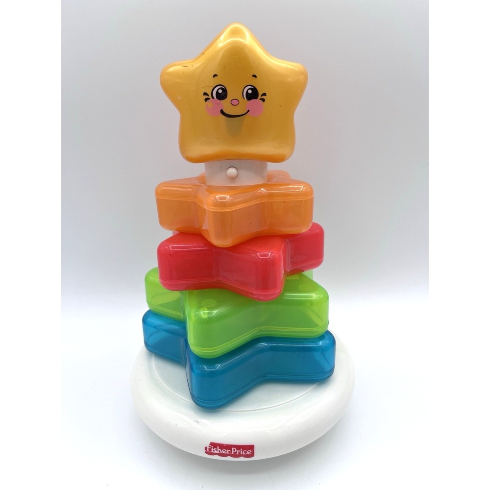 Vintage 2002 Little Superstar Classical Chorus Ring Stacker Toy Light works READ